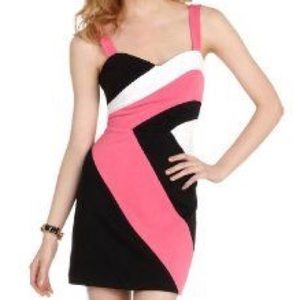 Grass Collection ‘City Fling’ Color Block Dress